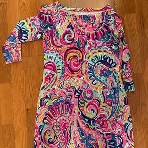 Lilly Pulitzer Sophie in psychedelic sunshine.
